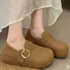 Zapatos Birkenstock de doble uso para mujer, nuevo modelo de verano 2026 de gran venta, zapatos Birkenstock planos sin cordones de cobertura total para mujer