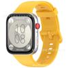 Correa de silicona para Huawei WatchFit3 con hebilla negra y conector de metal.
