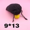 Bolsa de franela 5*7 fabricante bolsa de joyería 7*9 bolsa de franela negra bolsillo para manojo joyería 9*13 batería móvil