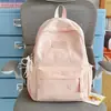 Mochila Estudiante Color Sólido Estilo Mori Nueva Gran Capacidad Dulce Estudiantes de Secundaria Preparatoria Universidad Ligera Versátil Mochila de Doble Hombro