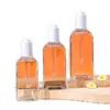 Frascos de Óleo Essencial Cosmético 100/120/150ml Frascos com Fundo Espesso e Conta-gotas Plano Frascos Conta-gotas Tipo Pressão de Grau Alimentício