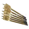 Juego de Brocas Planas para Carpintería de 6 Piezas 6-55mm Acero de Alto Carbono Punta Plana Taladro de Expansión de Agujeros para Puertas de Cajón Abreagujeros para Carpintería