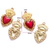 Cráneo Gótico Vintage Amor Cruz Goteo de Aceite DIY Accesorios de Joyería de Aleación Pulsera Collar Colgante W273