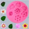Flores Margaridas, Rosas, Folhas, Girassóis Molde de Silicone Fondant Chocolate Decoração de Bolo