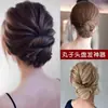 Herramienta de Estilismo para Moños Estilo Coreano para Mujeres, Pasador Metálico Sencillo para Fijar y Peinar, Accesorio para el Cabello Invisible para la Parte Posterior de la Cabeza