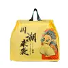 Saco Grande para Viagem com Cordão Bolsa de Mão Plástico Descartável para Catering Sacola Espessa com Puxador Logo