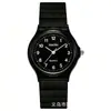 Reloj de Cuarzo Simple Estilo Ins Transfronterizo para Estudiantes, Blanco y Negro, Reloj Silencioso para Exámenes, Venta al por Mayor para Hombres y Mujeres