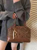 Bolsa Tote Feminina Coreana de Nicho Grande Capacidade Mais Vendida, Bolsa de Ombro Casual da Moda, Bolsa de Mão Versátil Fosca