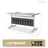 Mesa larga plegable premium, mesa de capacitación de personal, escritorio de oficina móvil, mesa de conferencias, escritorio y silla multifuncionales, escritorio y silla de capacitación