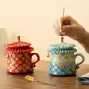 El Set de Tazas de Café Culturales y Creativas de la Ciudad Prohibida es un recuerdo exquisito, ideal para viajar, perfecto como regalo práctico para extranjeros que visitan Pekín.