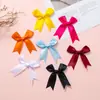 Acessórios de laço 2,5cm fita cauda de andorinha tiara fita de cetim gravata borboleta vermelha acessórios de vestuário headwear fita de cadarço