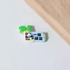 Accesorios de Resina de Personaje Panda Fruta de Dibujos Animados DIY Pegamento Cremoso Pasador Cuerda para el Cabello Funda para Teléfono Móvil Parche para Vehículo Eléctrico