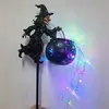 Luz de Jardín Calentador de Bruja de Halloween 3D
