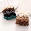 Laços de Cabelo Lisos Coloridos Simples Feitos Sob Medida de Fábrica com Toque de Luxo, Textura Macia, Faixas de Cabelo com Padrão Waffle