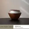 Estilo Silencioso Cerâmica Grossa Japonesa Tanque de Borra de Chá para Água de Construção Pontão de Água Acessórios para Cerimônia do Chá Tanque de Armazenamento de Água de Lama de Rocha Velha Bolha Seca Cerâmico