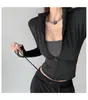 Chaquetas Outdoor Transfronterizas, Ropa Deportiva de Yoga con Cuello Alto, Ropa de Fitness, Ropa de Running y Fitness, Ropa de Yoga Ajustada para Deportes al Aire Libre