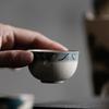 Fanru Jingdezhen Puro Pintado à Mão Lótus Canopy Semente Shiji Master Cup Kung Fu Chá Xícara Pequena Conjunto de Chá Doméstico Tampa Tigela Xícara de Chá