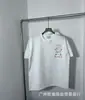 Camiseta Roja de Verano de Manga Corta con Logo Blanco de Casablanca, Marca de Moda Tendencia, Cuello Redondo, Estampado Minimalista, Redondo, Niche Casa