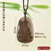 Colgante de Bodhisattva Ksitigarbha de Obsidiana de Hielo, Producto Cultural y Creativo de Jiuhuashan, Colgante de Collar Zodiacal Unisex, Exclusivo para Ventas Transfronterizas