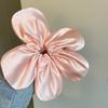 Princesa em perigo anel de cabelo de pelo do intestino grosso feminino flor coreana alta qualidade senso corda de cabelo acessórios de cabelo adorno de cabeça corda de cabelo rosa flor de cabeça