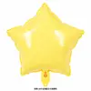 Balão de filme de alumínio balão de casamento balão de festa de aniversário balão de 18 polegadas folha de alumínio estrela de cinco pontas arranjo balão de cena atacado