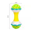 Infantil bombeando música educação infantil presente sensorial do bebê pode mastigar borracha macia puxar música brinquedos educativos Iluminação das crianças