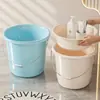 Cubo de agua para almacenamiento de agua doméstico, cubo de plástico grande engrosado y duradero, cubo portátil para lavandería, juego de cubo y palangana para dormitorios estudiantiles