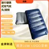 Almohada Inflable Portátil de PVC Rectangular para Viaje, Almohada Cervical Plegable para Almacenamiento en Tren de Alta Velocidad, Avión, Coche