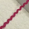 Em estoque Cor Sólida 5mm Onda Forma S Borda Curva com Fita de Renda Acessórios de Casamento Cortina Chapéu Roupa Infantil Acessórios de Roupa