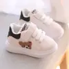 Zapatos Blancos Nuevos de Primavera para Bebés Niñas, Zapatos para Niños Pequeños de Suela Suave, Tenis para Niños, Zapatos Casuales para Niños