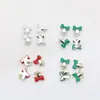 Christmas Series Cross-Border Nail Art Accessories Bell Bear Santa Claus Cute Christmas Tree Bow Star Pendant