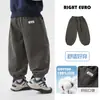 Calça Longa Casual de Algodão Puro para Meninos Europeus Outono Roupa Infantil Bebê Criança Pequena 2026 Nova Roupa Infantil Calça Estilo Primavera e Outono Tendência