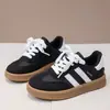 Zapatos planos para niños de primavera nuevos al por mayor, zapatos casuales con cordones, estilo clásico para niños, zapatos para escuela primaria