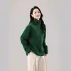 Ropa Especial Zhengqi/ Camiseta Básica de Punto para Mujer con Cuello de Pelo, Nuevo Estilo de Moda, Suéter Cómodo de Lana con Forro Polar