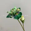 Íris Artificial Personalizada de 2 Cabeças Alice Eva de Alta Qualidade Decoração de Janela de Casamento Fabricante Estoque Pronto Atacado