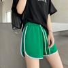 Shorts Deportivos con Bordes Envolventes para Ropa Exterior de Verano para Mujer Nuevos Pantalones Slim con Cordón de Pierna Ancha Sueltos Rectos para Casa Fitness Pantalones Cortos