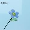 Adornos de Vidrio de Zibo, Flores Artificiales, Ramos de Margaritas, Muebles de Decoración para el Hogar de Vidrio, Arreglos Florales de Cristal, Regalos, de Alta Gama