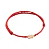 Pulsera de Cuerda Roja Feliz Año Nuevo Dorada Año del Zodiaco Pulsera Trenzada para Pareja para Atraer Riqueza y Buena Suerte Joyería, Alegría y Paz
