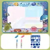 Tela de Água Mágica de Água Manta de Aprendizagem Pano de Escrita com Água Pintura Infantil Grande Transparente Água Grafite Repetido Manta Mágica de Pintura com Água