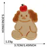 Ventas Directas de Fábrica Parche Bordado Autoadhesivo de Animales de Dibujos Animados Perro Accesorios Accesorios para Ropa Maletas Parches de Tela