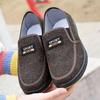 Zapatos de Tela para Hombre de Primavera y Verano Suela Blanda de Tendón de Res Zapatos de Lona Resistentes al Desgaste Slip-on Zapatos de Tablero Antideslizantes Transpirables Zapatos de Trabajo para Cabello