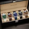 Reloj de cinturón popular para hombre transfronterizo, reloj de cuarzo de alta gama con manecillas luminosas, reloj de pulsera elegante para hombre al por mayor