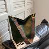 Bolso Cubo Estilo Europeo y Americano con Correa Ancha para el Hombro, Bolso Cruzado Cubo de Alta Gama para Mujer, Diseño de Nicho, Bolso de Mano para Viaje