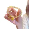 Nuevo Pulsera de Cristal Dorado Imitación Estilo Chino Gordito Fortuna Diseño de Nicho Ins Estilo Nacional de Gama Alta Pulsera Atrae Riqueza Regalo para Mujeres