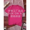 Camiseta de Algodón Puro Manga Corta Cuello Redondo Poliéster Color Puro Lisa para Pareja Hombres y Mujeres Tops Casuales Exportación Transfronteriza Especial