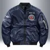 Chaqueta Reversible para Hombre Invierno Algodón y Engrosada Traje de Béisbol Americano Casual Holgada Versátil Chaqueta de Herramientas Voladoras