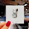 Broche de desenho animado personalizado broche de metal fofo em forma de gota de óleo acessórios para roupas bolsas acessórios de crachá broche