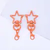 Llavero de Cangrejo Estrella de Cinco Puntas Pintado de Colores Aleación de Zinc Accesorio DIY Colgante Encanto para Bolsa Muñeca
