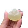 Atacado de fábrica pingente natural de jade afegão abraçando Buda feminino raiz de lótus amido Buda gelo alto olho de gato jade pingente de Buda