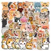 Pegatinas de grafiti de animales de dibujos animados, 40/80/200, para equipaje, coche, portátil, patineta, taza de agua, decoración impermeable